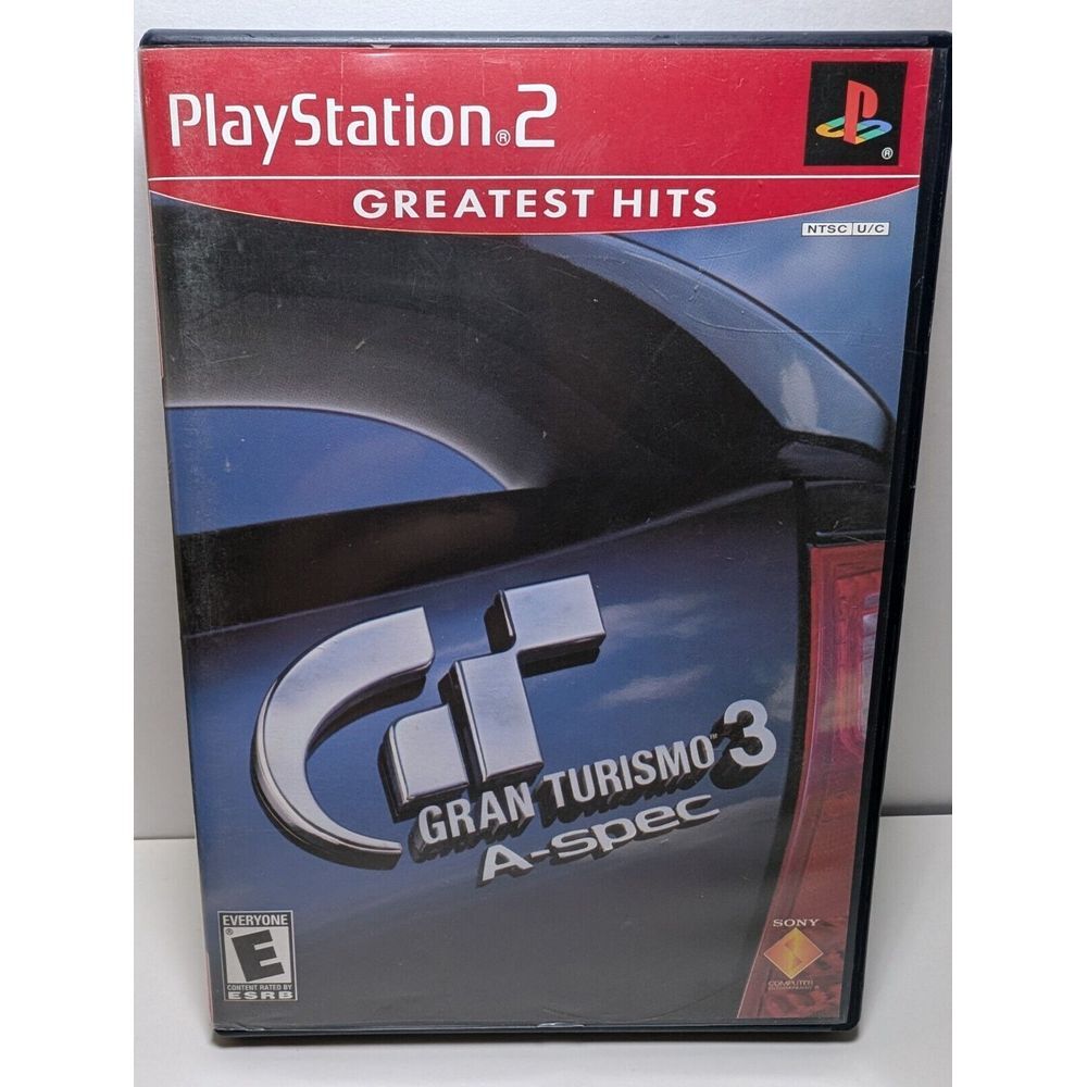 Gran Turismo 3 A-spec (PlayStation 2 PS2)  - CIB w/ Manual‎ & Registration Card